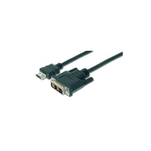 ASSMANN - Câble adaptateur - HDMI mâle pour DVI-D mâle - 10 m - double blindage - noir