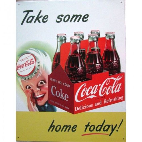 Plaque Coca Cola Spite Boy Tole Deco Affiche Pub Snack Bar