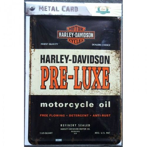 Carte Postal Metal Harley Davidson Pré Luxe Affiche Tole 14