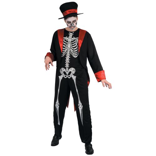 Déguisement Squelette Chic Homme - Taille: L