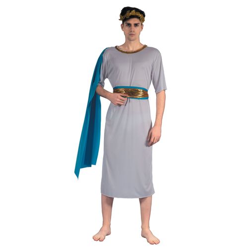 Déguisement Empereur Grec Bleu Homme - Taille: L