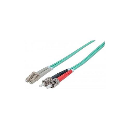 Intellinet LWL Anschlusskabel Intellinet LC/ST 5m Multimode OM3 Aqua