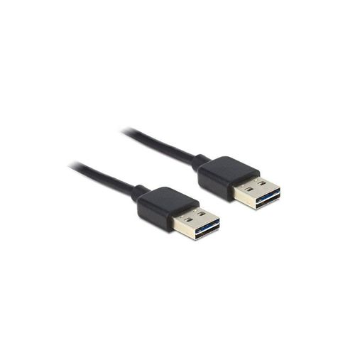 Delock EASY-USB - Câble USB - USB (M) pour USB (M) - USB 2.0 - 3 m - noir