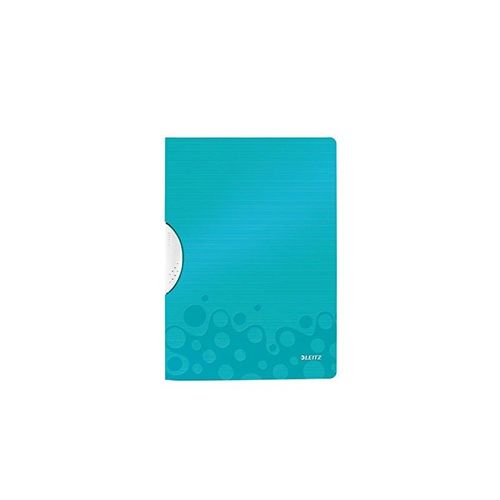 Leitz Klemmhefter Wow Colorclip, Din A4, Pp, Eisblau Oberfl?...
