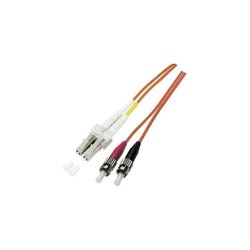 Glasfaser LWL câble de raccordement [1x LC-prise mâle - 1x ST-Stecker] 50/125µ Multimode OM2 2 m EFB Elektron