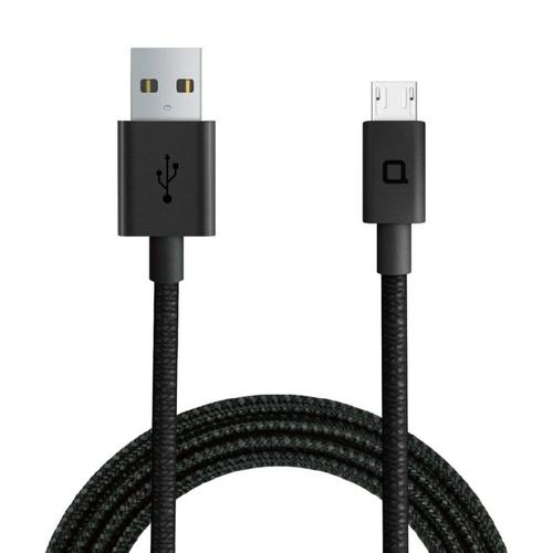 NoNDA ZUS - Câble USB - USB (M) droit pour Micro-USB de type B (M) droit - 1.2 m - noir