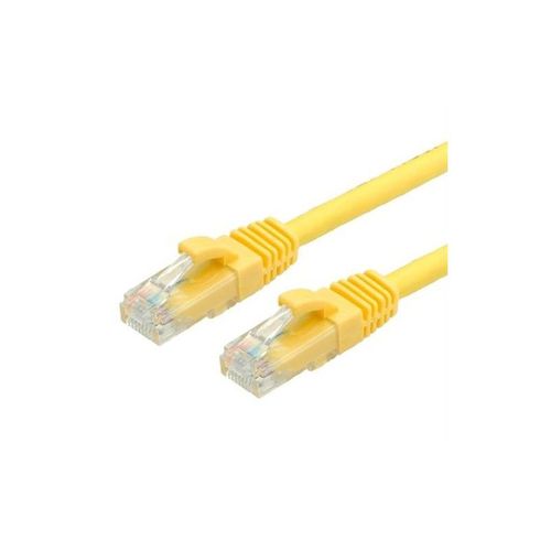 VALUE - Cordon de raccordement - RJ-45 (M) pour RJ-45 (M) - 2 m - UTP - CAT 6 - sans halogène, moulé, bloqué - jaune