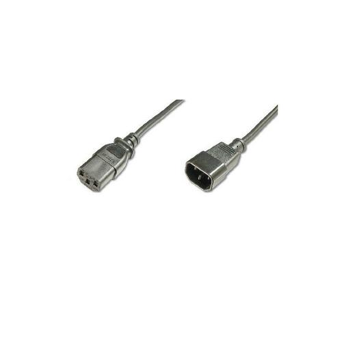 ASSMANN - Rallonge de câble d'alimentation - IEC 60320 C14 pour power IEC 60320 C13 - CA 250 V - 1.2 m - moulé - noir