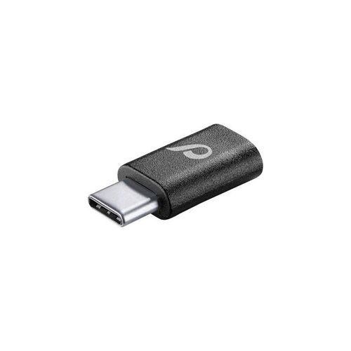 Téléphone portable adaptateur [ Micro-USB-Buchse - USB-C? Stecker] Cellularline