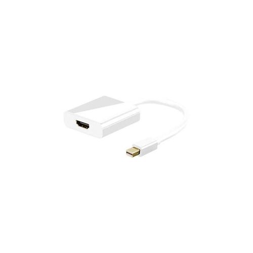 Goobay HDMI / DisplayPort adaptateur [1x Mini-DisplayPort prise mâle - 1x HDMI-Buchse] blanc ore Steckkont