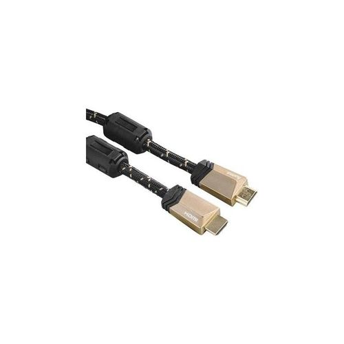 HAMA-Câble HDMI? Premium avec Ethernet, mâle - mâle, ferrite, métal, 1,5 m