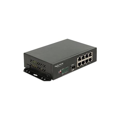 Delock Switch Gigabit 8 Port RJ45 + 1 SFP