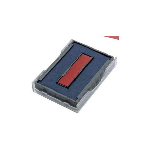 Trodat Pack De 2 Cassettes D'encrage 6/4850/2 Bleu / Rouge