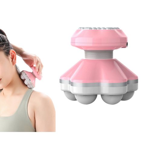 Mini Masseur Électrique Portable Avec Vibrations - Rose
