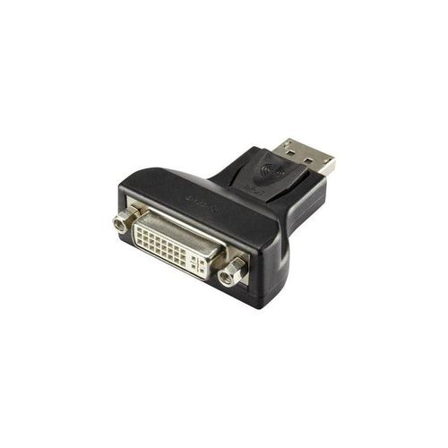 DisplayPort / DVI adaptateur [1x DisplayPort prise mâle - 1x DVI-Buchse 24+5pol.] noir renkforce