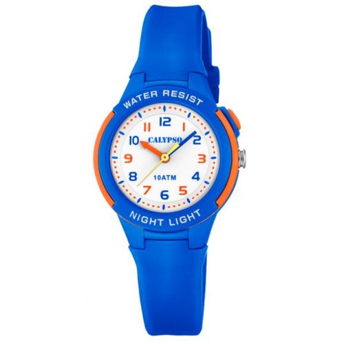 Montre Calypso Silicone Bleue K6069/3 -100 Mètres