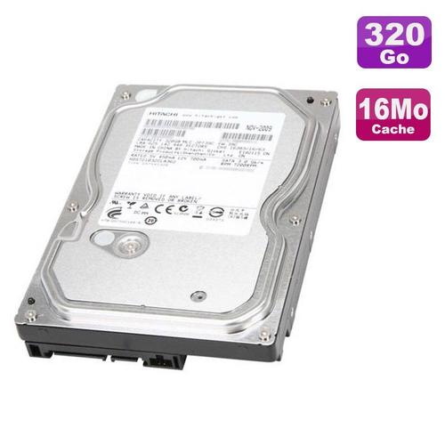 Disque Dur 320Go SATA 3.5" Hitachi GST Deskstar 7K1000.C HDS721032CLA362 5700RPM