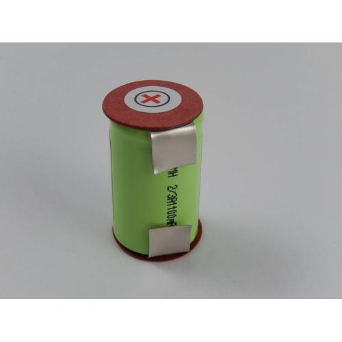 Batterie vhbw NiMH 1100mAh (1.2V) pour rasoir électrique Remington MS2-150, MS2-200, MS2-250, MS2-260, MS2-270 comme 7BF21C, ULT-5, ULT-7, ULT-9.