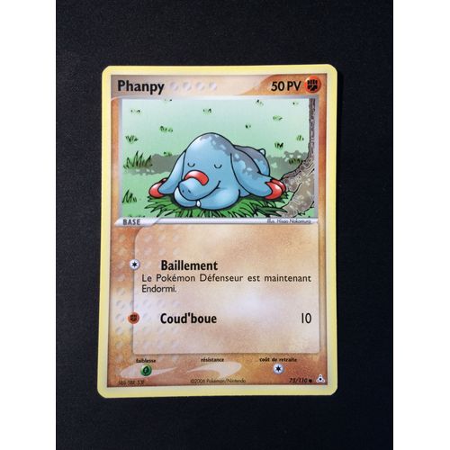 Phanpy 75/110 Set Ex Fantômes Holon Fr