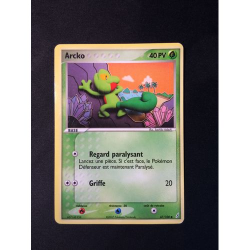 Arcko 67/100 Set Ex Gardiens De Cristal Fr
