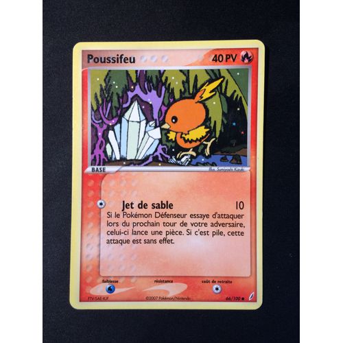 Poussifeu 66/100 Set Ex Gardiens De Cristal Fr