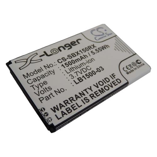 vhbw Li-Ion batterie 1500mAh (3.7V) pour mobile modem Huawei E5-0315, E50318, E5-0318, E5830, E5832, MiFi E6939, Pocket WiFi C01HW comme LB1500-03.