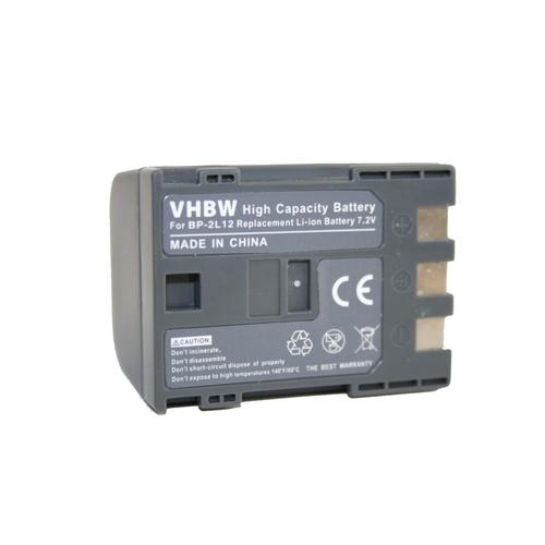 vhbw Li-Ion batterie 1200mAh (7.2V) pour caméra Video Canon MVX30i, MVX330i, MVX350i, MVX35i, MVX40, MVX45i comme BP-2L, BP-2L12, BP-2L14.