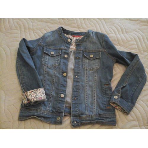 Veste Tissaia Perfecto Jean 10 Ans Bleu