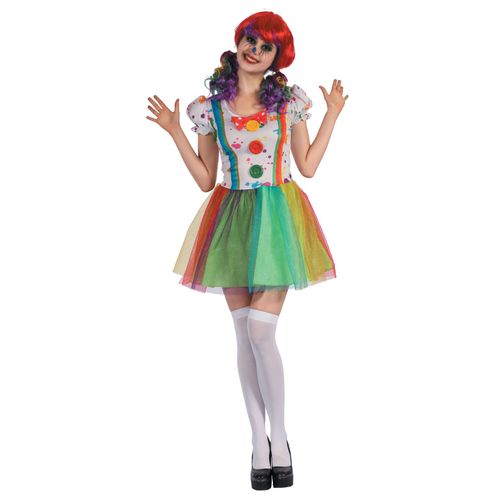 Déguisement Clown Peinture Multicolore Femme - Taille: M