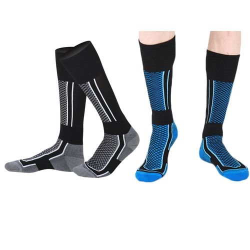 2 Paires De Chaussettes De Ski Pour Hommes, Chaussettes Chaudes D'hiver, Bas De Sport En Plein Air