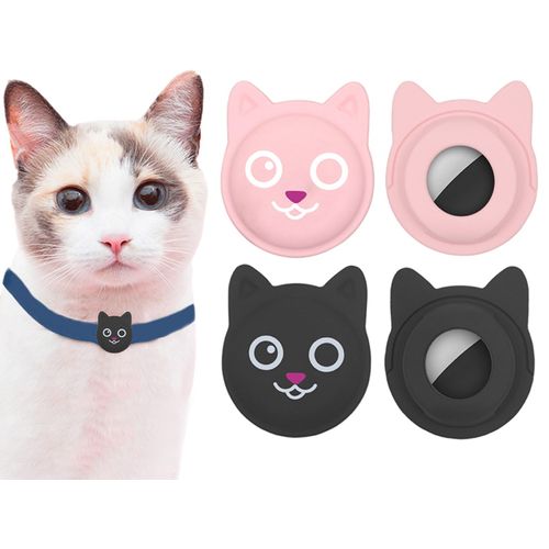 2 Étuis De Protection En Silicone Pour Collier D'animaux De Compagnie, Compatibles Avec Apple Airtag