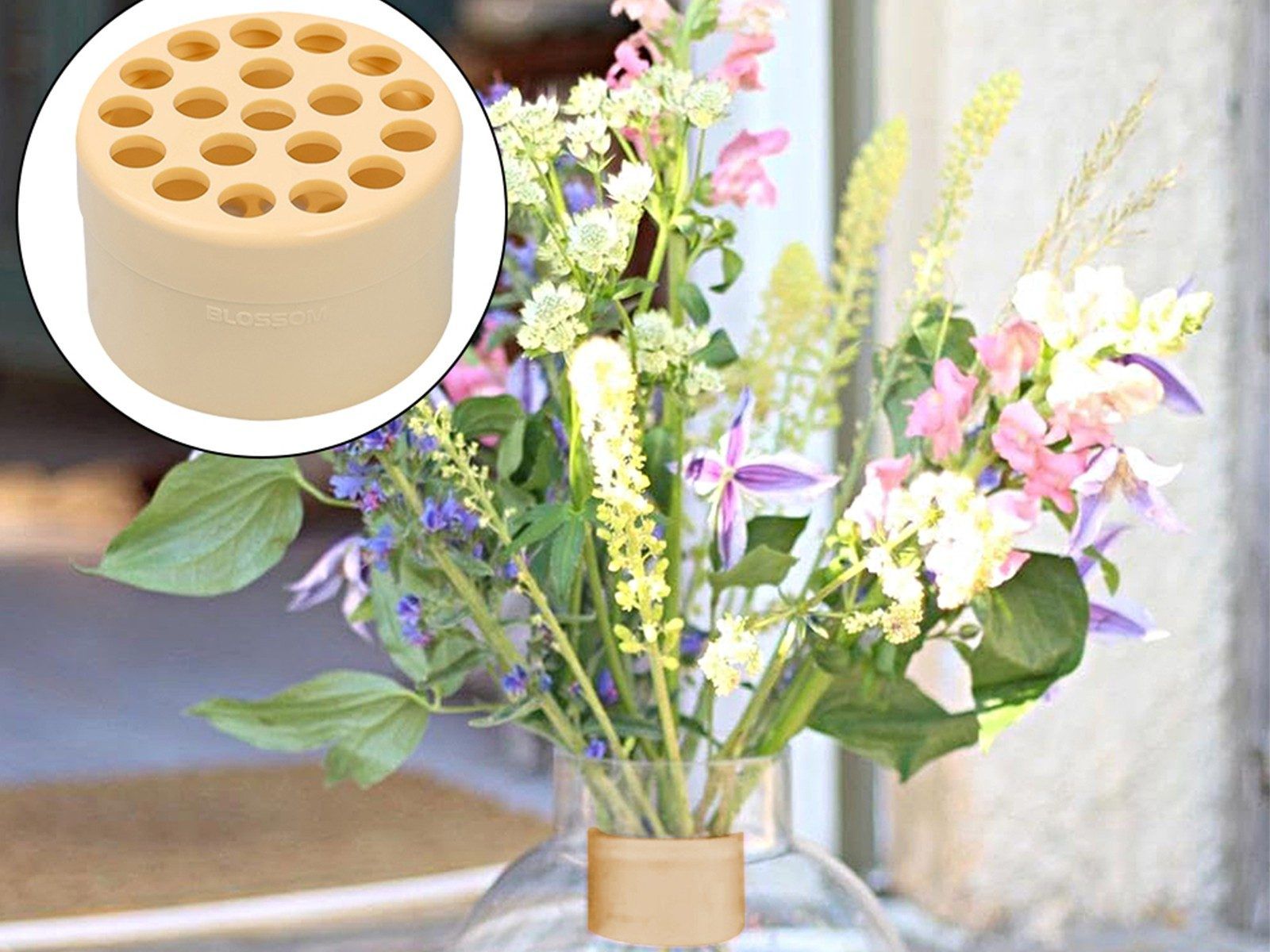 Support de tige d'ikebana en spirale pour vases, support d'a...