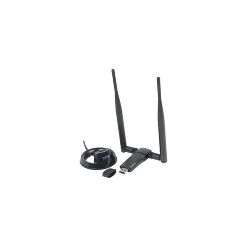 Carte Réseau USB WIFI Netis dual band WF2151  (2 x 300 Mbps) -  - 2 antennes + socle