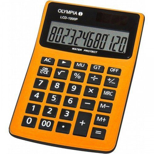 Olympia LCD1000P Calculatrice Orange