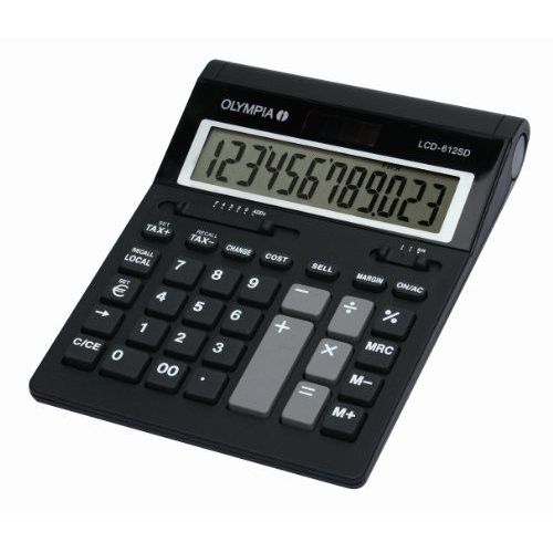 Olympia LCD612 Calculatrice Noir
