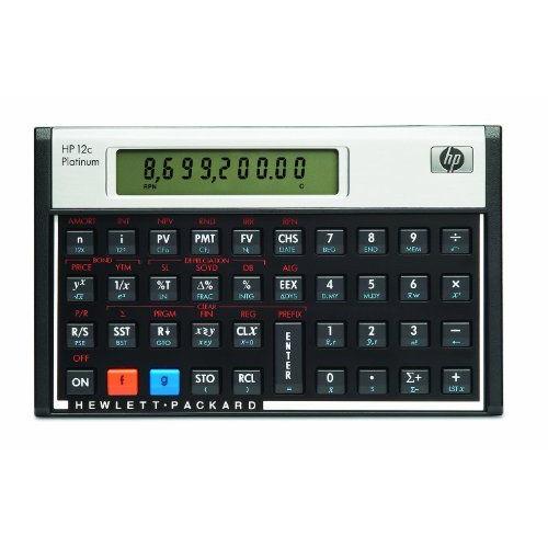 HP 12c Platinium Calculatrice Financière Noir
