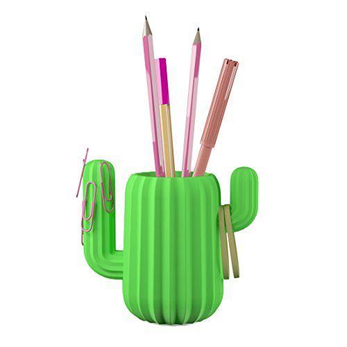 Mustard Pot À  Crayon - Vert Cactus Desktop Organiser