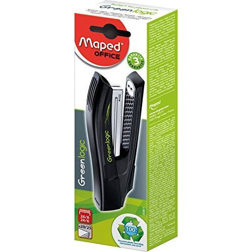 Maped Agrafeuse Full Strip Greenlogic, Noir