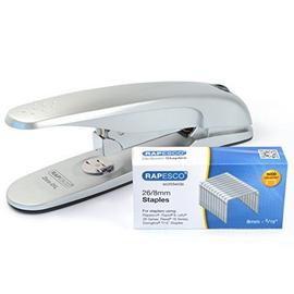 Rapesco 1279 Agrafeuse De Bureau Zero-01l En Métal Avec 5 000 Agrafes