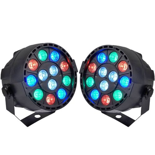 PROJECTEURS IBIZA A LED Pack Light 2 PAR MINI RGBW