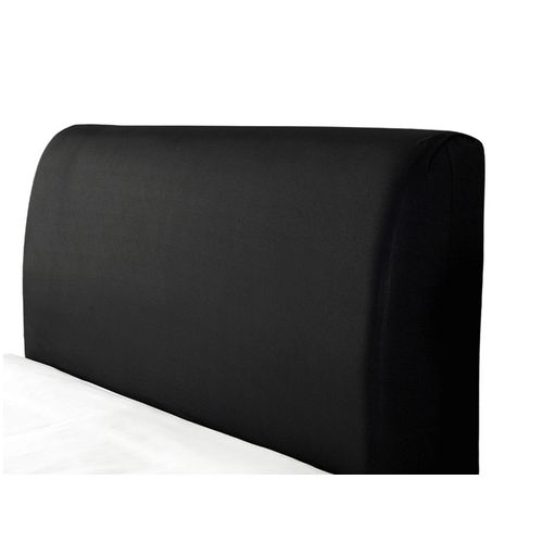 Housse De Protection Élastique Pour Tête De Lit, 1.8m, Anti-Poussière, Noire