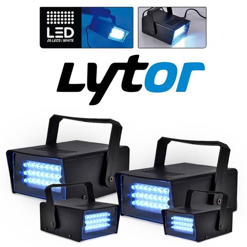 STROBOSCOPES Mini LytOr 26 LEDS blanches Pack de 4