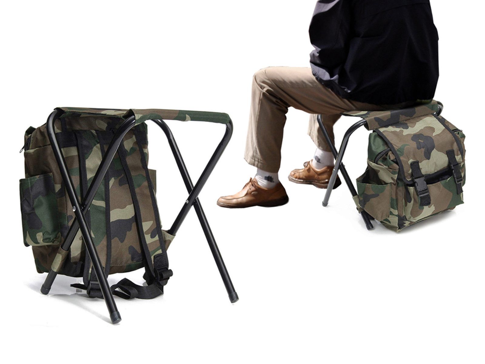 Sac à dos en 1, chaise de Camping pliable, sac de randonnée avec