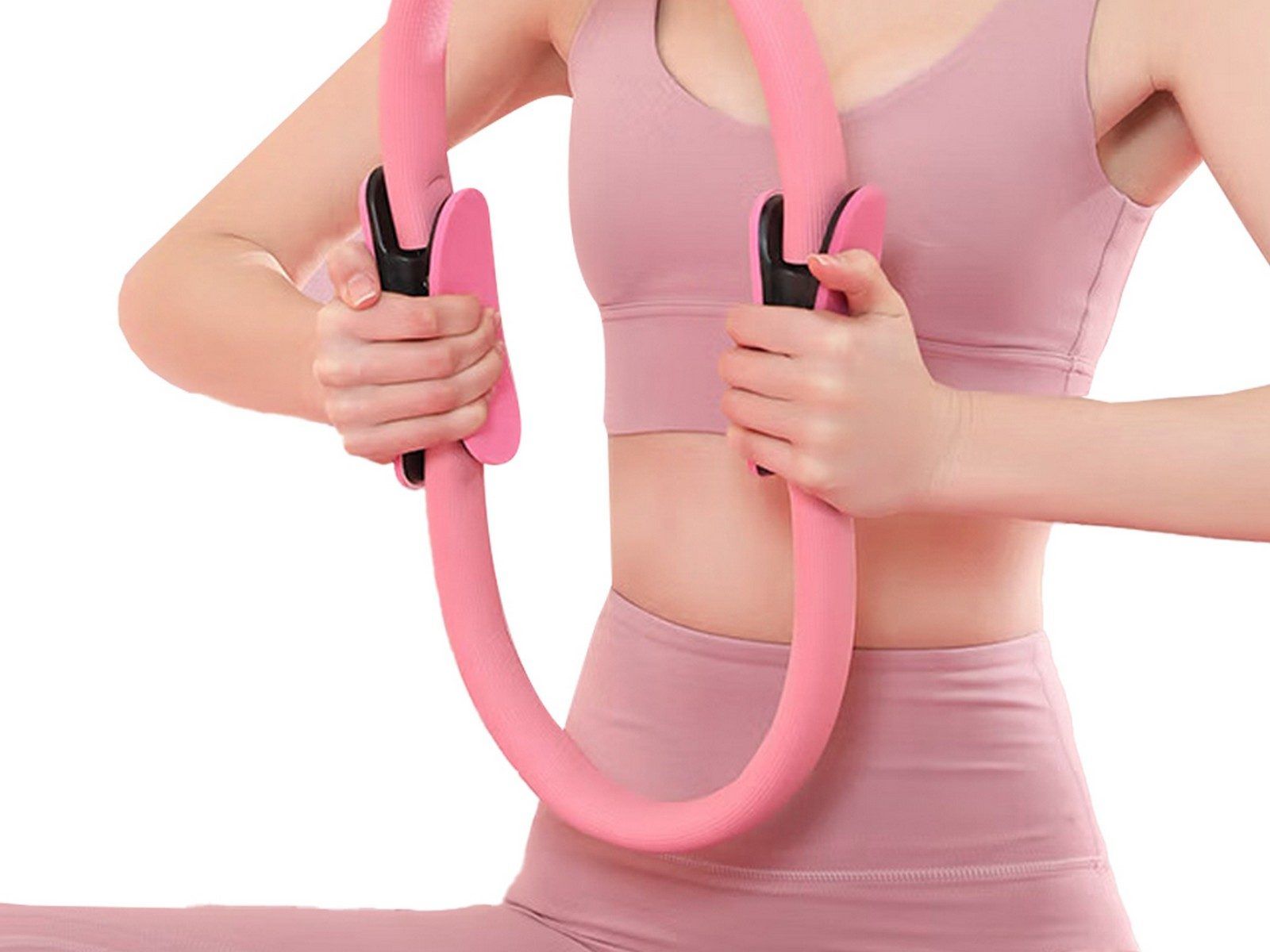 Anneau De Pilates Rose, Outil D'entranement De Rsistance, ... - 4
