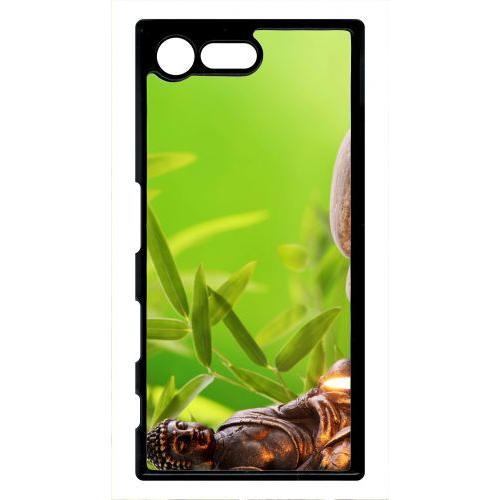 Coque Xperia X Compact - Zen Attitude Bouddha Bougie - Noir