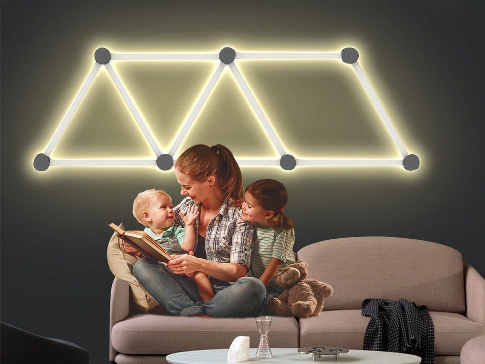 Applique Murale Musicale Rvb, Barre Lumineuse Intelligente, ... - 2