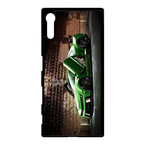Coque Xperia Xz - Tuning Voiture Verte Brique - Noir