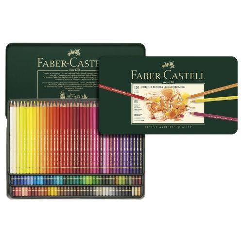 Boite Métal 120 Crayons De Couleur Polychromos Faber Castell