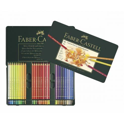 Boite Métal 60 Crayons De Couleur Polychromos Faber Castell