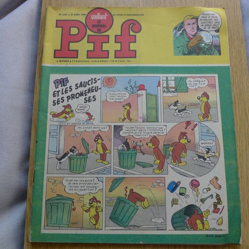 Vaillant Le Journal De Pif N° 1197 , 21 Avril 1968